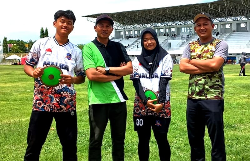 M Maskur Romadhon Juara 1 POPDA Lempar Cakram